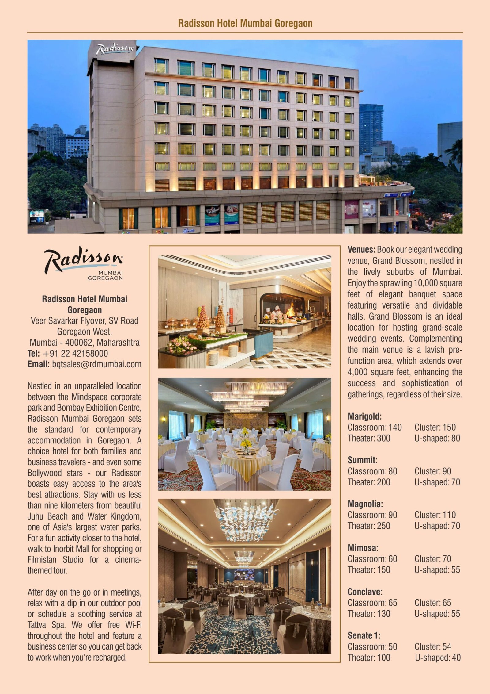Radisson Hotel Mumbai Goregaon